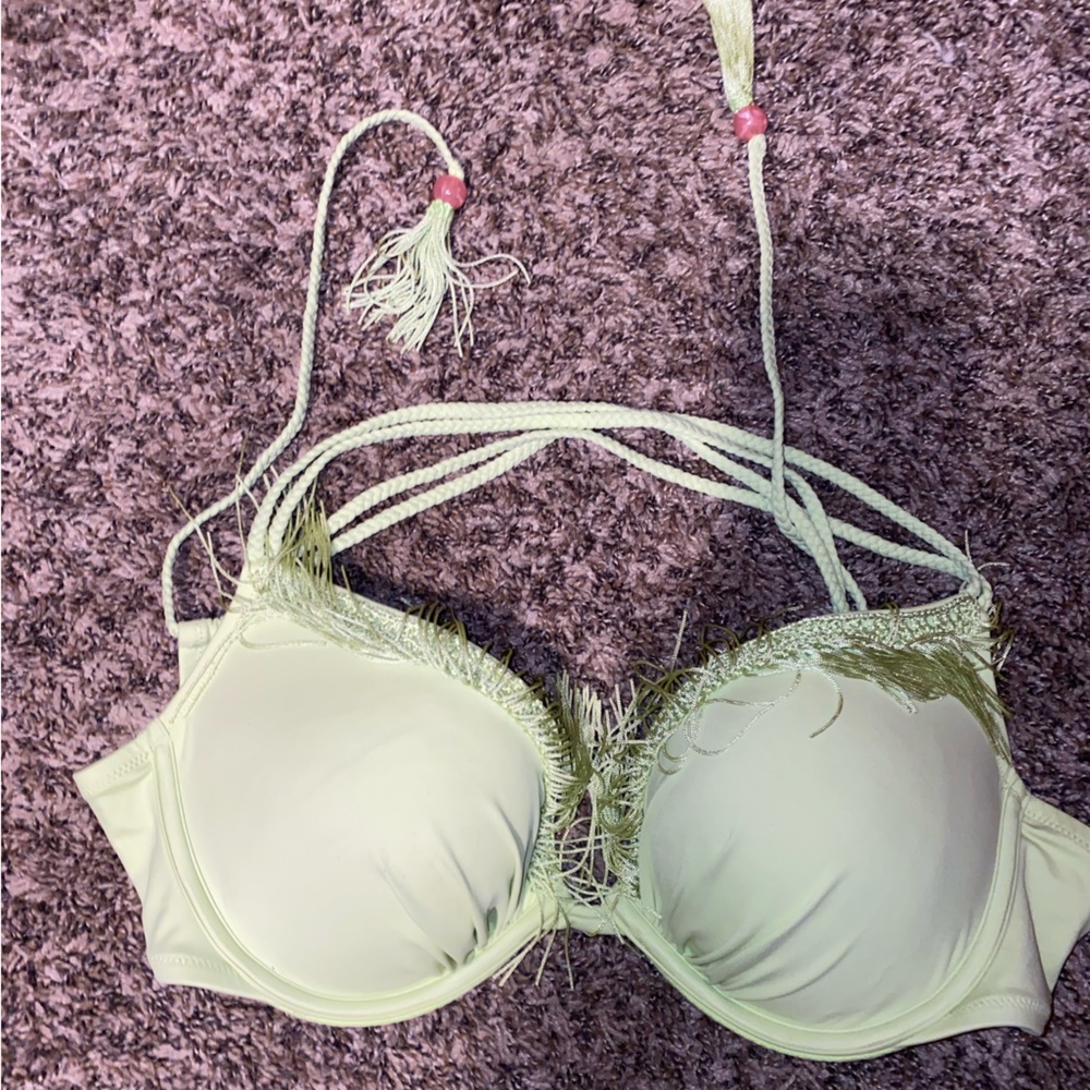 Victoria secret Neon yellow green color size  36D